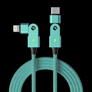 Raycon Magic Spin 6.6 Ft Cable Type C To Lightning Iphone